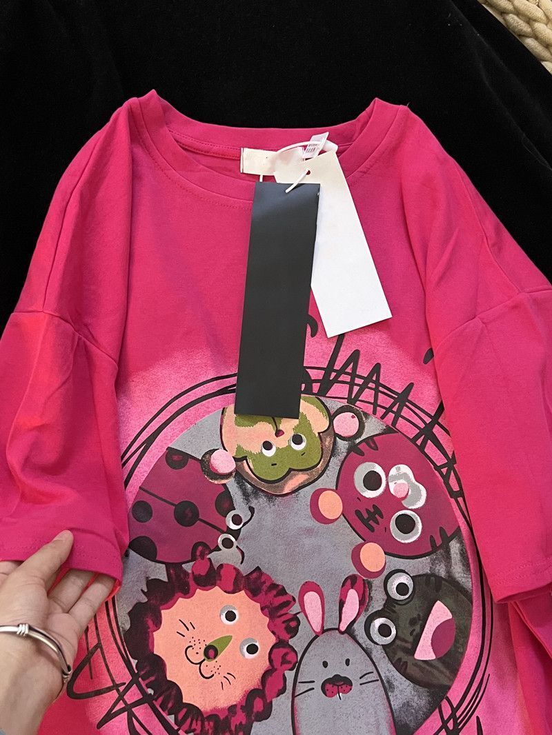 Women Formal Wear Korean - 半袖 Tシャツ レディース コットン 快適 ミニマリスト