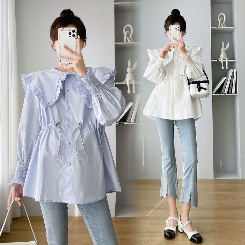 長袖シャツ レディース コットン チェック柄 ボタンダウン  - Women Formal Wear Korean のレビューと価格