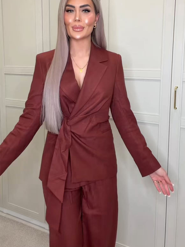 ファッションオフィスレディースブレザーパンツスーツエレガント - Women'S Formal Wear Jackets のレビューと価格
