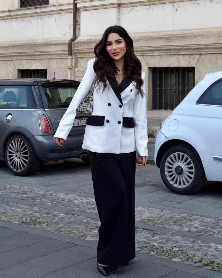 現代女性スーツ 2 ピース ブレザー パンツ ダブルブレスト - Women'S Formal Wear Jackets のレビューと価格