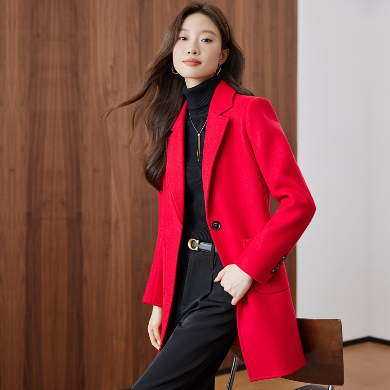 2025年新作 レディースコート 韓国風 プロフェッショナル - Women Formal Wear Korean のレビューと価格