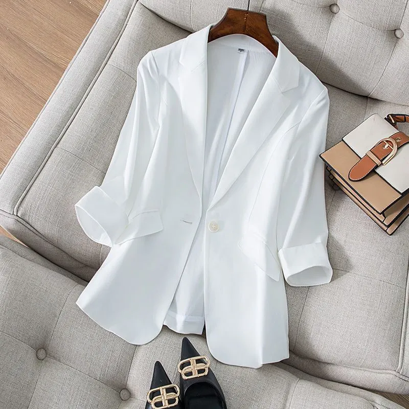 女性用スリムダイヤモンドスーツ,オフィスウェア,仕事用ジャケ - Women Formal Wear Korean のレビューと価格