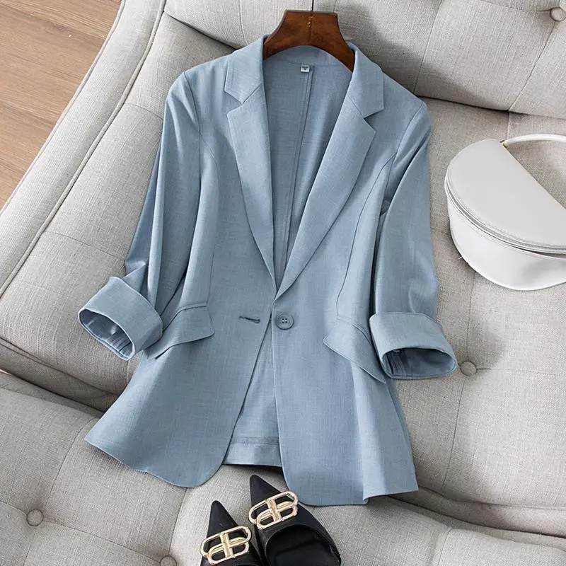 女性用スリムダイヤモンドスーツ,オフィスウェア,仕事用ジャケ - Women Formal Wear Korean のレビューと価格