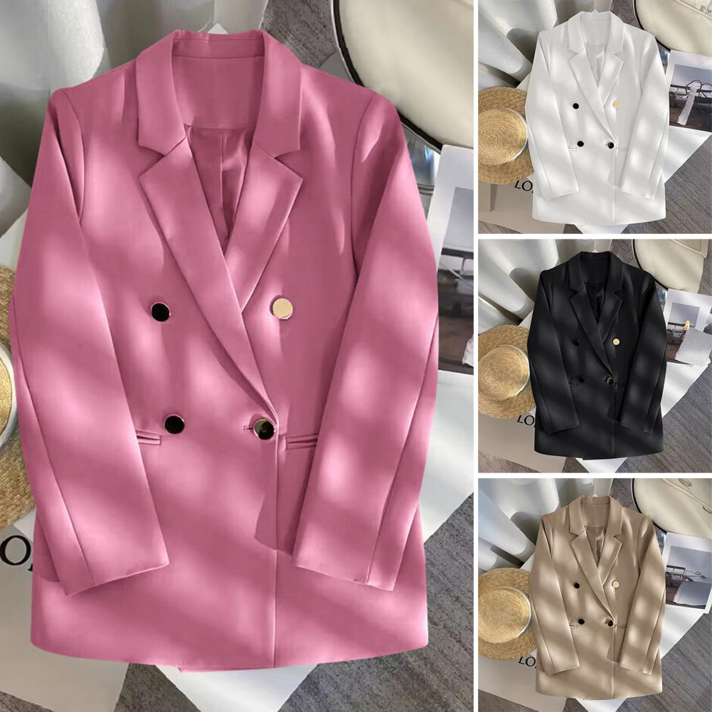 2025年ファッションレディースブレザー女性用コート春秋ブラ - Women Formal Wear With Black Blazer のレビューと価格
