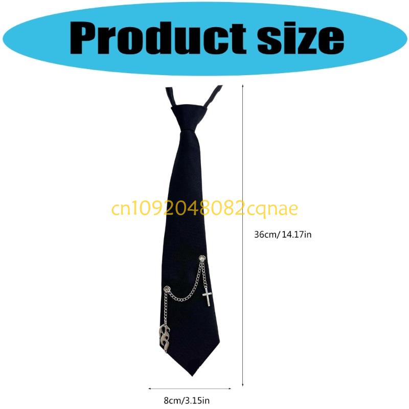 韓国ネクタイ ジッパー開閉 着脱簡単 カレッジスタイル ネク - Women Formal Wear Korean のレビューと価格