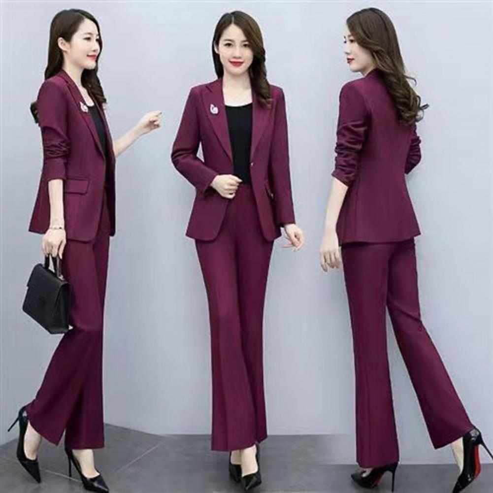 2点セット レディースフォーマルコートパンツセット 襟付き長 - Women'S Formal Wear Jackets のレビューと価格