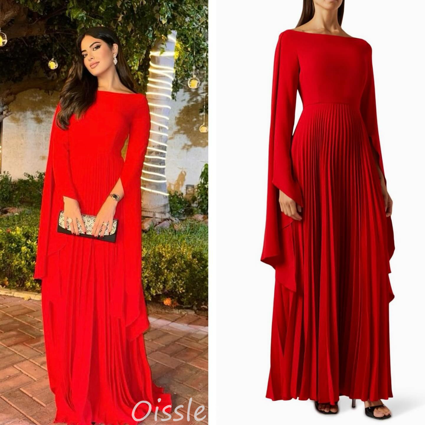 Oisslec-女性のための足首までの長さのイブニングドレス - Women Formal Wear Dubai のレビューと価格